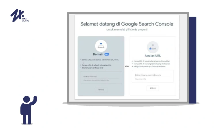 Memasukkan alamat domain atau url, Sumber: zekadigital.com