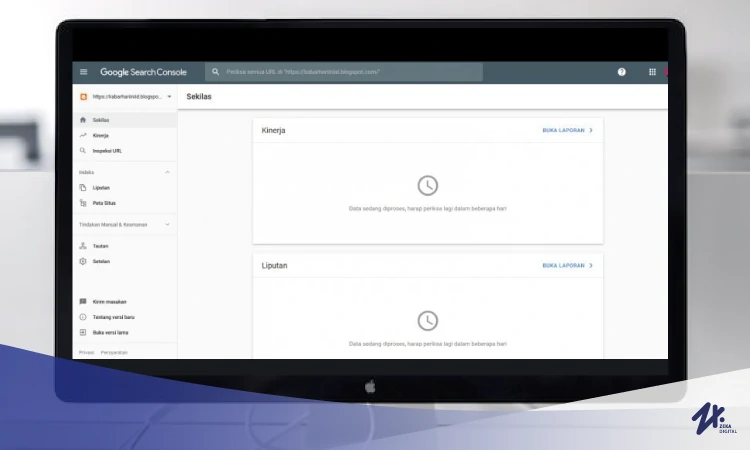 Menggunakan Google Search Console, Sumber: zekadigital.com