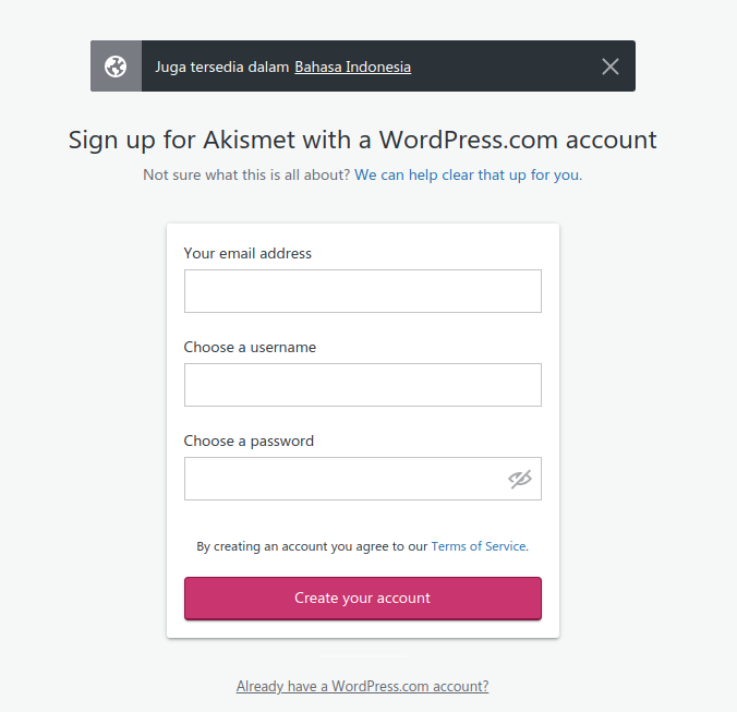 Login WordPress