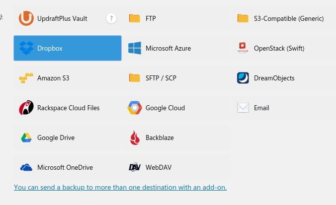 Setting Dropbox