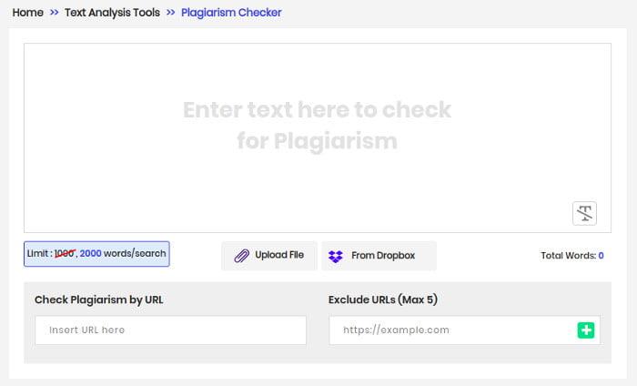 User interface tools pengecekan plagiarisme