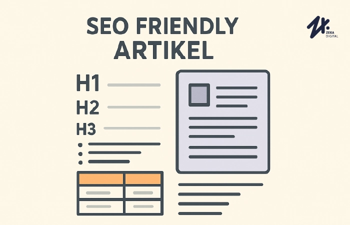 Menggunakan struktur data dan heading yang Jelas, Sumber: zekadigital.com