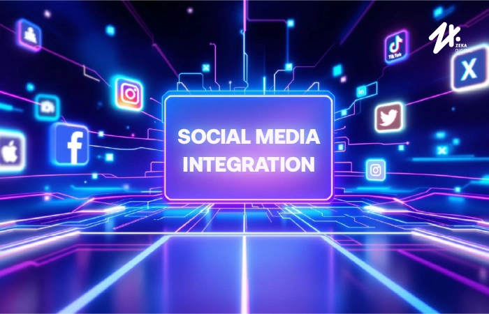 Integrasi website dan media sosial, Sumber: zekadigital.com