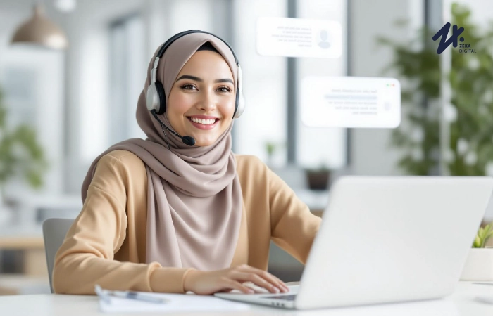 Memastikan layanan hosting memiliki support, Sumber: zekadigital.com