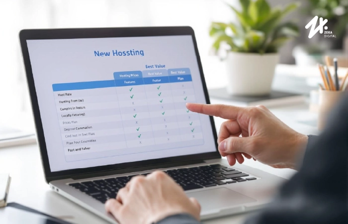 Pilih hosting yang memiliki performa optimal, Sumber: zekadigital.com
