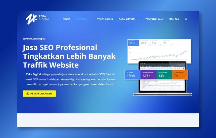 Mengoptimalkan optimasi SEO dengan layanan profesional, Sumber: zekadigital
