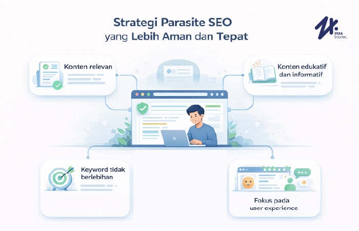 Strategi parasite SEO yang lebih aman dan tepat, Sumber: zekadigital.com