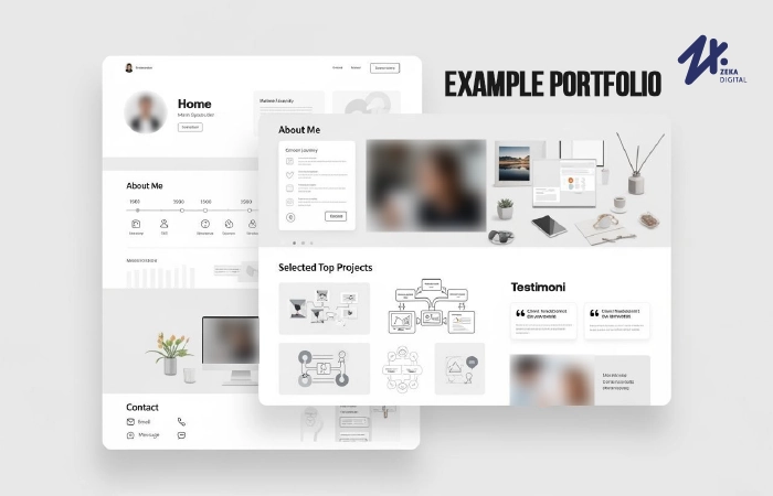 Struktur portofolio ideal yang disarankan, Sumber: zekadigital.com