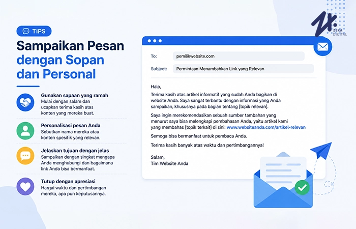 Menyampaikan pesan secara personal, Sumber: zekadigital.com