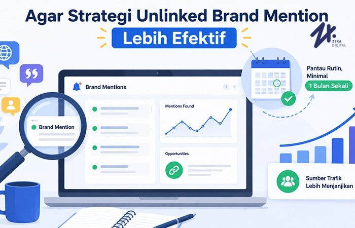 Strategi agar unlinked brand mention lebih efektif, Sumber: zekadigital.com